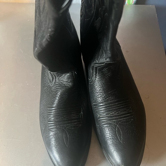 Ariat | Black Leather Cowboy Boots - Men’s - Picture 3 of 11